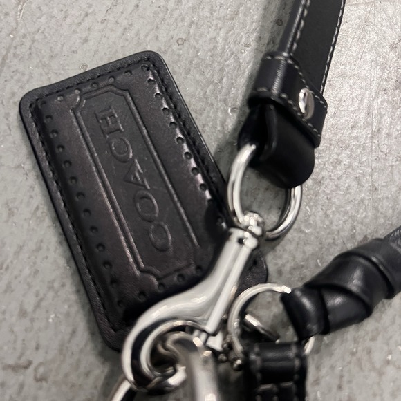 Coach Park A1357 F19726 Black Leather Medium Shoulder Crossbody Handbag Purse - Picture 4 of 9